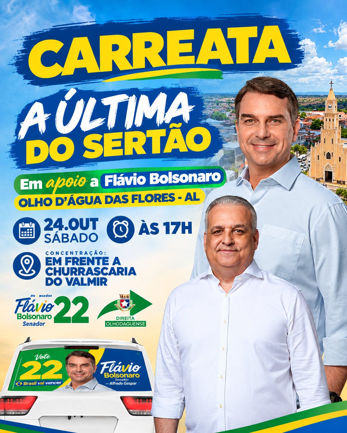 Anúncio da campanha de doações